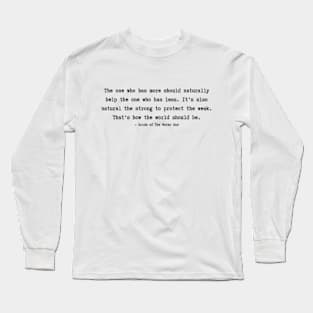 Because This Is My First Life  Quotes Long Sleeve T-Shirt